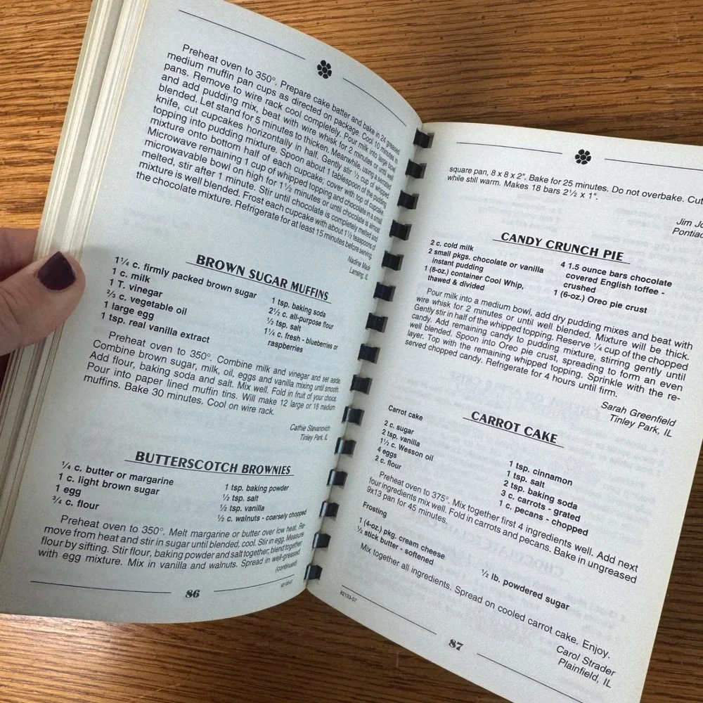 Vintage Route 66 Community Cookbook Spiral Bound‎ Illinois Recipes